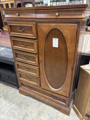 Bassett Dark Wood Armoire