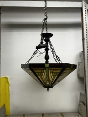 Mission Tiffany Style Pendant Light