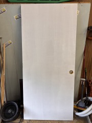 White Hollow Core Slab Door 36\