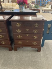 Cherry 4 Drawer End Table