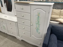 Off White Painted Armoire