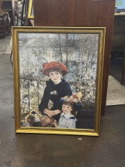 Two Sisters on the Terrace Print by Renoir