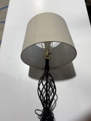 Spiral Cage Table Lamp