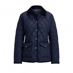 3774 P4 | POLO RALPH LAUREN Corduroy-Trim Quilted Barn Jacket