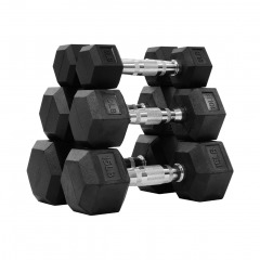 3784 BLK2 | BANCORESY 5, 10, 15 Pound Dumbell Sets