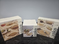 Oake 12-Piece Glass Dinnerware Collection