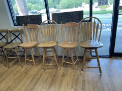 Pine Swivel Chairs