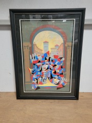 Anatole Krasnyansky Signed Serigraph \