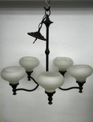Boho Oil Rubbed Bronze 5 Light Chandelier