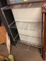 silver shelf