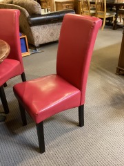 Red Chairs set of 4