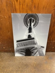 Black & White Seattle Space Needle Tower