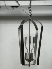Progress Lighting Brushed Nickel 6 Light Foyer Pendant