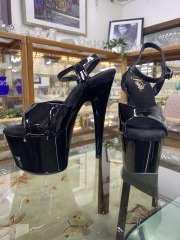 Pleaser Platform Patent Leather Heels