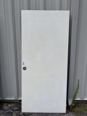 White\/Brown Hollow Core Door 80\