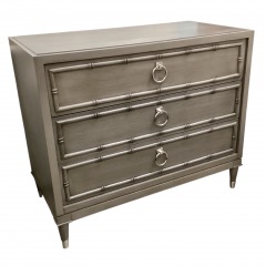 Vanguard Cremins Dark Grey 3 Drawer Nightstand