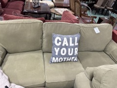 Lay Z Boy Green Sofa