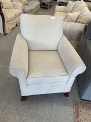 Off White Club Chair