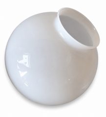 White Glass Light Fixture