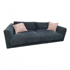 Navy 2 Over 2 Sofa