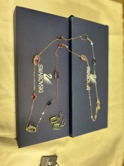 SWAROVSKI MULTICOLOR CUT CRYSTAL NECKLACE