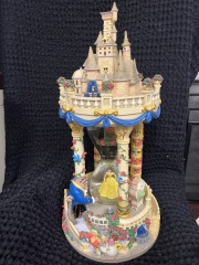 Beauty and the Beast Hourglass Snow Globe\/Music Box