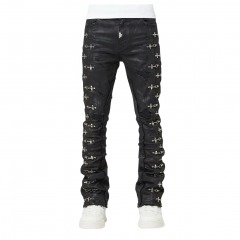 3825 R5 | GUAPI Obsidian Black Aviation Clasp Denim 28\