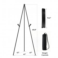 3837 BLK6 | JEAWIWI Adjustable Easel Stand 3-Pack