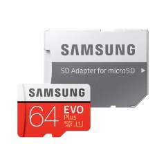 3828 B1 | SAMSUNG EVO Plus 64GB MicroSDXC w Adapter
