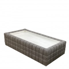 Large Vanguard Furniture Grey\/White Cocktail Table