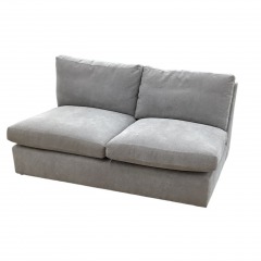 Arhaus Furniture Light Grey Armless Sofa