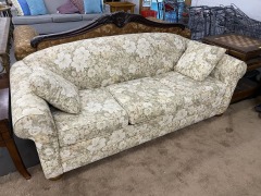 Refined Floral Sleeper Sofa (No Delivery)