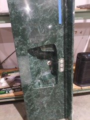 50 x 22Green bathroom countertop \/w sink 3426