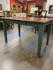 Cottage Green Dining Table