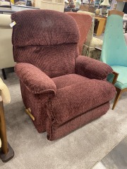 Maroon LaZboy Rocker Recliner