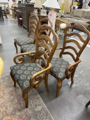 Fancy Wavy Ladder Back Chair (Each)