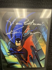 Signed Kevin Conroy image of batman