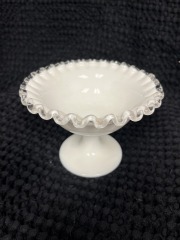 Milk Glass Dish