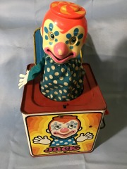 Vintage 1976 Mattel Jack in the Box *Missing Left Arm As\/Is*
