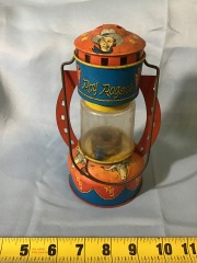 Vintage 50's Roy Rogers Tin Litho Ranch Lantern Toy
