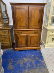 Geometric Art Deco Style Multipurpose Cabinet