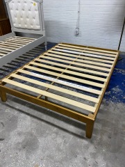 Full Size Wooden Platform Bed Frame
