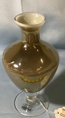 Genuine hand-blown Murano glass decanter\/carafe
