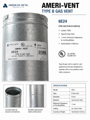 Type B Gas Vent