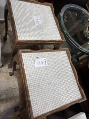 Vintage Tile Top End Table