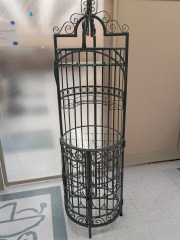 Vintage Birdcage Wine Rack