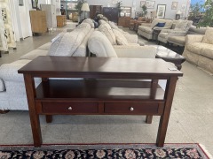 Dark 1 Drawer Sofa Table