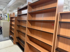 TALL WIDE DISPLAY BOOKCASE