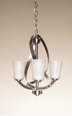 Kichler Layla Brushed Nickel 3 Light Chandelier