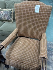 Louis XIII Upholstered Armchair